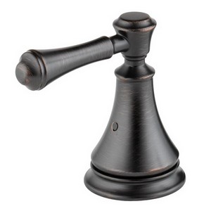 DELTA&reg; H697RB Cassidy&trade; Lever Handle, For Use With Model T11897-LHP Diverter Trim and Roman Tub Faucet, Brass, Venetian Bronze, Import