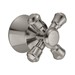 DELTA&reg; H795SS Cassidy&trade; Cross Handle, For Use With Model 4797-FL-LHP Traditional Floor Mount Tub Filler Trim, Metal, Stainless Steel, Import