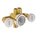DELTA&reg; R1827-XO Jetted Shower&trade; Rough-In Module With Extra Outlet, For Use With T1837/T18037-XO/T1817/T18017-XO Diverter Trim, Brass, Chrome Plated, Domestic