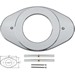 DELTA&reg; RP29827 Replacement Shower Renovation Cover Plate, 5-1/8 in, 13 in L x 8-1/8 in H, Brass, Chrome Plated, Import, Residential