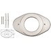 DELTA&reg; RP29827SS Replacement Shower Renovation Cover Plate, 5-1/8 in, 13 in L x 8-1/8 in H, Brass, Stainless Steel, Import, Residential