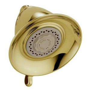 DELTA&reg; RP34355PB Victorian&reg; Universal Premium Shower Head, 2.5 gpm, 3 Sprays, Wall Mount, 5-1/2 x 4-1/4 in Head, Import