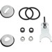 DELTA&reg; RP3614 Replacement Single Handle Knob or Lever Repair Kit, For Use With 1-Handle Knob/Lever Faucet, Domestic