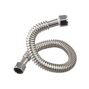 Duratrac® DSW Spiral Di-Electric Sleeve Water Heater Connector, 3/4 inch FIP x 3/4 inch FIP, 18 inch Length