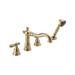 DELTA&reg; T4755-CZLHP Victorian&reg; Roman Tub Trim, 1.75, 8 to 16 in Center, Brilliance&reg; Champagne Bronze, Hand Shower Yes/No: Yes, Domestic