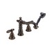 DELTA&reg; T4755-RBLHP Victorian&reg; Roman Tub Trim, 1.75, 8 to 16 in Center, Venetian Bronze, Hand Shower Yes/No: Yes, Domestic