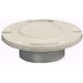 PVC DWV Closet Flange, 4 inch x 3 inch, Hub