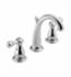 DELTA&reg; 3575-MPU-DST Leland&reg; Widespread Lavatory Faucet, 1.5 gpm, 4-1/4 in H Spout, 4 to 16 in Center, Chrome Plated, 2 Handles, Pop-Up Drain, Domestic, Commercial