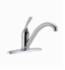 DELTA&reg; 100-DST Classic Kitchen Faucet, 1.8 gpm, 8 in Center, Chrome Plated, 1 Handles, Domestic