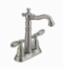 DELTA&reg; 2155-SS-DST Victorian&reg; Bar/Prep Faucet, 1.5 gpm, 4 in Center, Stainless Steel, 2 Handles, Domestic