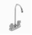 DELTA&reg; 2171LF Classic Bar/Prep Faucet, 1.5 gpm, 4 in Center, Chrome Plated, 2 Handles, Import