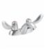 DELTA&reg; 21C142 TECK&reg; Heavy Duty Centerset Sink Faucet, 1.5 gpm, 2.6 in H Spout, 4 in Center, Chrome Plated, 2 Handles, Import, Commercial