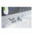 DELTA&reg; 21C142 TECK&reg; Heavy Duty Centerset Sink Faucet, 1.5 gpm, 2.6 in H Spout, 4 in Center, Chrome Plated, 2 Handles, Import, Commercial