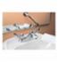DELTA&reg; 21C142 TECK&reg; Heavy Duty Centerset Sink Faucet, 1.5 gpm, 2.6 in H Spout, 4 in Center, Chrome Plated, 2 Handles, Import, Commercial
