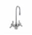 DELTA&reg; 25C3847 TECK&reg; Single Shank Mixing Faucet, 1.5 gpm, 14 in H Spout, 2 Handles, 1 Faucet Holes, Chrome Plated, Import, Commercial