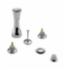 DELTA&reg; 44-LHP Classic Bidet Faucet, 6 to 8 in Center, Chrome Plated, Pop-Up Drain, Domestic
