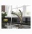 DELTA&reg; 467-SS-DST Palo&reg; Kitchen Faucet, 1.8 gpm, 1/3 Faucet Holes, Stainless Steel, 1 Handles, Domestic, Commercial