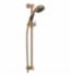 DELTA&reg; 57014-CZ Lahara&reg; Premium Hand Shower, 3 Shower Head, 2.5 gpm, 70 in L Hose, 1/2-14 Male NPSM Connection, Brilliance&reg; Champagne Bronze, Slide Bar: Yes, Import