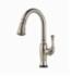 Brizo&reg; 64003LF-SS Talo&reg; Kitchen Faucet, 1.8 gpm, 1 Faucet Holes, Stainless Steel, 1 Handles, Domestic, Commercial