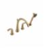 DELTA&reg; T4738-CZ Lahara&reg; Roman Tub Trim, 1.75 gpm, 8 to 16 in Center, Brilliance&reg; Champagne Bronze, 2 Handles, Hand Shower Yes/No: Yes, Domestic, Commercial