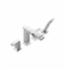 Brizo&reg; T4786 Arzo&reg; Roman Tub Trim, 18 gpm, 8 to 16 in Center, Chrome Plated, 2 Handles, Hand Shower Yes/No: Yes