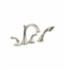 Brizo&reg; T67430-BN Virage&reg; Roman Tub Trim, 18.5, 10 to 16 in Center, Brushed Nickel, 2 Handles, Hand Shower Yes/No: Yes, Import