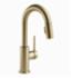 DELTA&reg; 9959-CZ-DST Trinsic&reg; Pull-Down Bar/Prep Faucet, 1.8 gpm, 8 in Center, Brilliance&reg; Champagne Bronze, 1 Handles, Domestic
