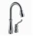 DELTA&reg; 9978-AR-DST Leland&reg; Pull-Down Bar/Prep Faucet, 1.8 gpm, Arctic&trade; Stainless Steel, 1 Handles, Domestic