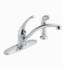 DELTA&reg; B4410LF Foundations&reg; Kitchen Faucet With Spray, 1.8 gpm, 8 in Center, Chrome Plated, 1 Handles, Import