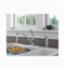 DELTA&reg; B4410LF Foundations&reg; Kitchen Faucet With Spray, 1.8 gpm, 8 in Center, Chrome Plated, 1 Handles, Import