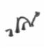 DELTA&reg; T4738-RB Lahara&reg; Roman Tub Trim, 1.75, 8 to 16 in Center, Venetian Bronze, 2 Handles, Hand Shower Yes/No: Yes, Domestic