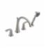 DELTA&reg; T4738-SS Lahara&reg; Roman Tub Trim, 1.75, 8 to 16 in Center, Brilliance&reg; Stainless Steel, 2 Handles, Hand Shower Yes/No: Yes, Domestic