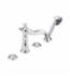 DELTA&reg; T4755-LHP Victorian&reg; Roman Tub Trim, 1.75, 8 to 16 in Center, Chrome Plated, Hand Shower Yes/No: Yes, Domestic