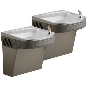 Elkay® EZSTLR Barrier Free Bi-Level Lead Free Wall Mount Stainless Steel Water Cooler, 8 gph, Light Gray Granite