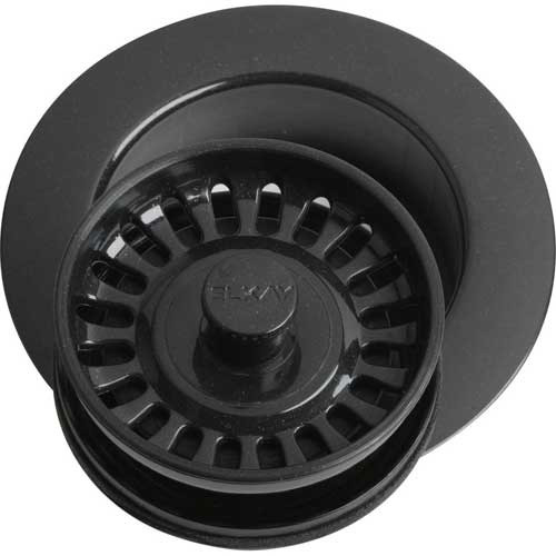 Elkay&reg; LKD35BK Disposer Drain Flange With Basket Strainer, Black