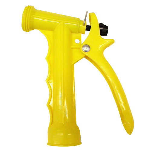 Flexon&reg; Light-Duty Plastic Trigger Nozzle With Rubber Hose Grommet, Yellow