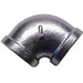 90 Deg Galvanized Malleable Iron Elbow, 1/2 inch x 1/2 inch, Threaded x Threaded