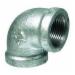 Ward Manufacturing 90 Deg Galvanized Malleable Iron Elbow, 2 inch x 1-1/2 inch, Threaded x Threaded