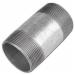 Seminole SCH 40 Galvanized Carbon Steel Nipple, 2 inch x 10 inch, Threaded x Threaded