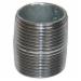 Seminole SCH 40 Galvanized Steel Nipple, 3/8 inch x Close, Threaded x Threaded