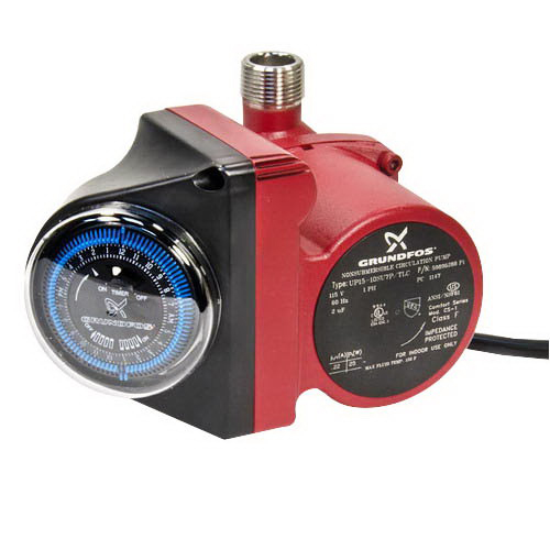 Grundfos UP15-10SU7P TLC Comfort Hot Water Recirculation Pump, 1/25 HP