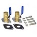 Grundfos&reg; 96806138 Low Lead Brass Dielectric Isolation Valve Sets, 1-1/2 inch Sweat x GF 15/26 Flange Connection