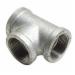 150# Galvanized Malleable Iron Tee, 2-1/2 inch x 2-1/2 inch x 2-1/2 inch, Threaded x Threaded x Threaded