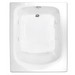 Hamilton Contractor Advantage Thermal Formed Cast Acrylic Drop-In Tub, 60 inch L x 32 inch W x 20 inch D, White