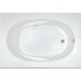 Hamilton Contractor Advantage Thermal Formed Cast Acrylic Drop-In Tub, 60 inch L x 42 inch W x 18-1/4 inch D, Biscuit