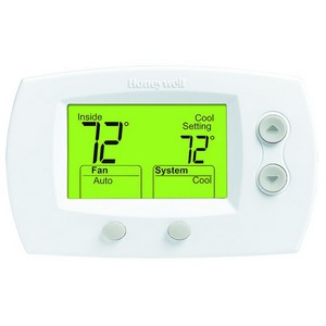 Honeywell Pro 5000 Non-Programmable 2 Heat/2 Cool Digital Thermostat, White