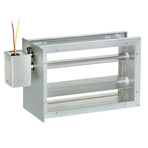 Honeywell Parallel Blade Rectangular Damper, 18 inch x 8 inch