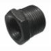 Imported Black Malleable Iron Bushing, 3/8 inch x 1/4 inch, Threaded x Threaded
