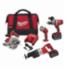 Milwaukee&reg; 0928-29 M28&trade; Cordless Combination Kit, Tools: Circular Saw, Hammer Drill, Reciprocating Saw, 28 VDC, 3 Ah Lithium-Ion