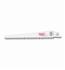 Milwaukee&reg; 48-00-5015 Sawzall&reg; Fleam Ground Tapered Back Reciprocating Saw Blade, 6 in L x 3/4 in W, 6, Bi-Metal Body, Universal Tang